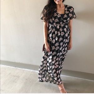 Floral Wrap Dress
